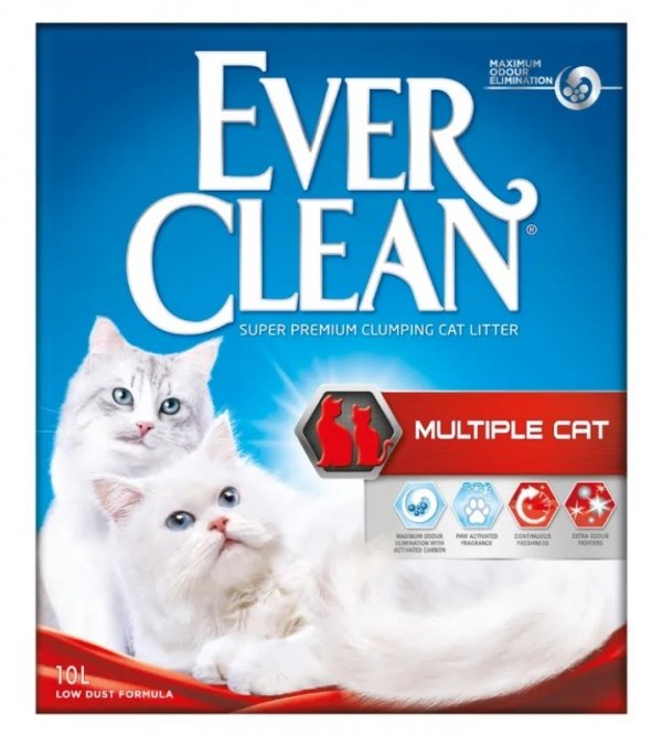 Ever Clean Multiple Cat 10l żwirek zbrylający