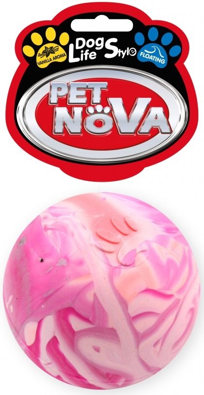 Pet Nova Piłka multikolor pełna 6cm vanilia