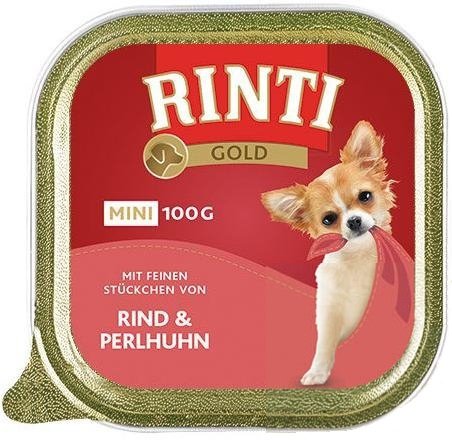 Rinti Mini Gold  Wołowina/ Perliczka 100g