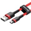 BASEUS kabel USB Cafule Micro 1,5A 2 metr czerwono-czerwony CAMKLF-C09