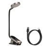 BASEUS lampka biurkowa / nocna lampa LED bezprzewodowa KLIPS Comfort Mini szara DGRAD-0G