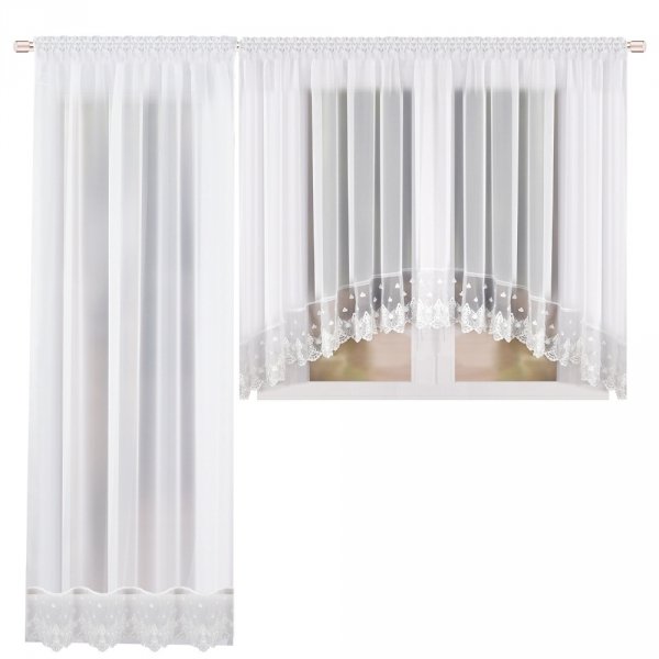 komplet grata na białym tle