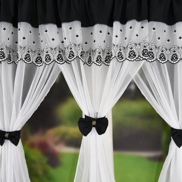 Firana gotowa verona zbliżenie na kokardy