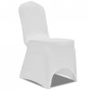 Elastyczne pokrowce na krzesła, 4 szt., białe