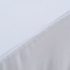 Elastyczne obrusy z falbaną, 2 szt., 120 x 60,5 x 74 cm, białe