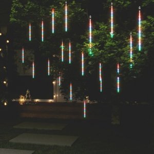 Lampki meteory, 20 szt., 30 cm, 480 kolorowych LED, wewn./zewn.