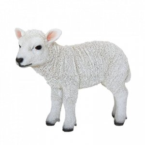 Esschert Design Figurka stojącej owieczki, 25,4 x 9,2 x 20,3 cm