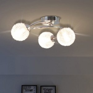 Lampa sufitowa na 3 żarówki LED G9, 120 W