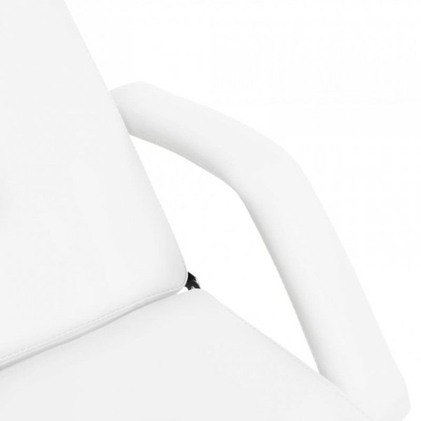 Stół do masażu, biały, 180x62x(86,5-118) cm