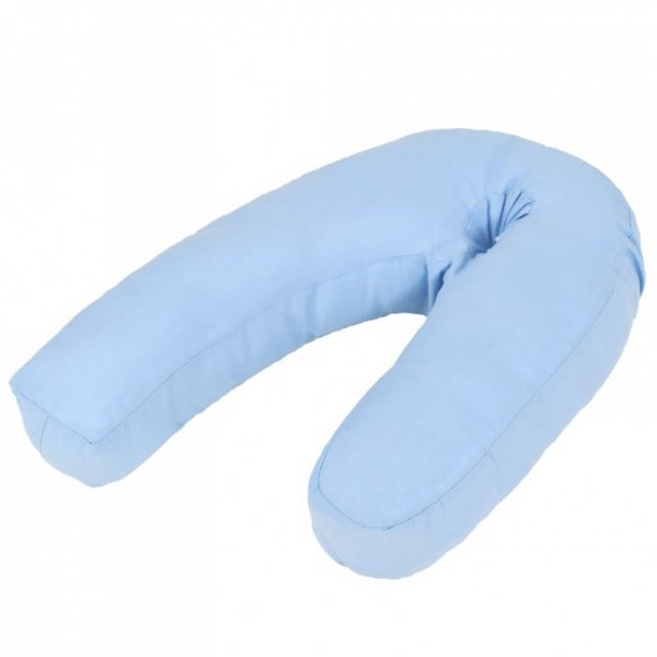 Poduszka w kształcie &quot;J&quot;, dla ciężarnej, 54x43 cm, niebieska