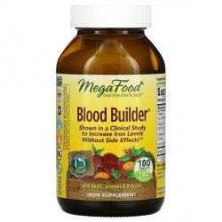 MegaFood Blood Builder żelazo + witamina B12 + kwas foliowy 180 tab.