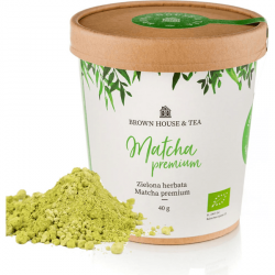 Matcha - zielona organiczna sproszkowana herbata matcha premium, 40 g