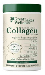 GREAT LAKES WELLNESS Grass-Fed Bovine Collgen Peptides - Kompleks peptydów kolagenowych (454 g)