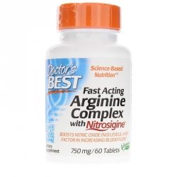 DOCTOR'S BEST Fast Acting Arginine Complex with Nitrosigine (60 tabl.)