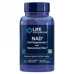 LIFE EXTENSION NAD+ Cell Regenerator and Resveratrol Elite (30 kaps.)