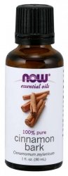 NOW FOODS 100% Olejek z Kory Cynamonu Cinnamon Bark - Cynamon (30 ml)