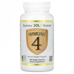 California Gold Nutrition, Immune 4, 180 kaps.