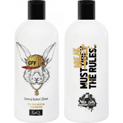 Królik - żel do mycia i szampon 2w1 o zapachu męskich perfum, 300 ml