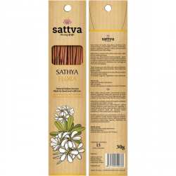 Naturalne indyjskie kadzidła - Sathya flora, 15 x 2 g