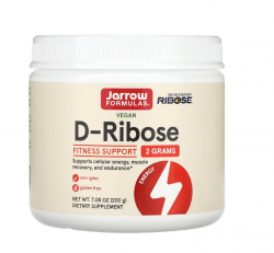 JARROW FORMULAS D-Ribose - Ryboza w proszku (200 g)