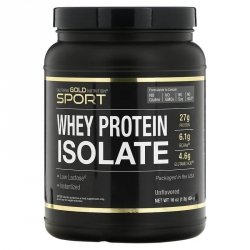 California Gold Nutrition SPORT - Whey Protein Isolate 454g