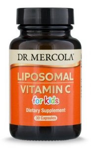 DR. MERCOLA Liposomal Vitamin C for Kids - Witamina C liposomalna - dzieci (30 kaps.)