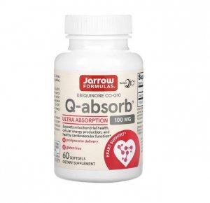 JARROW FORMULAS Ubiquinone Co-Q10 Q-absorb 100 mg - Koenzym Q10 (60 kaps.)