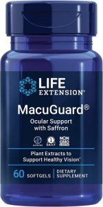 LIFE EXTENSION MacuGuard Ocular Support with Saffron (60 kaps.)