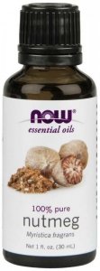 NOW FOODS 100% Olejek z Gałki Muszkatołowej Nutmeg (30 ml)