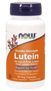 NOW FOODS Double Strength Lutein - Luteina 20 mg (90 kaps.)