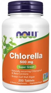 NOW FOODS Chlorella 500 mg (200 tabl.)