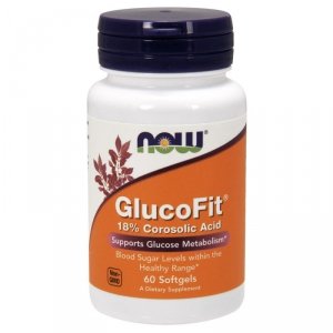 NOW FOODS GlucoFit - wyciąg z liści Banaba (60 kaps.)