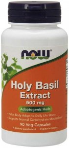 NOW FOODS Holy Basil Extract - Tulsi - Bazylia (90 kaps.)