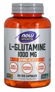 NOW FOODS L-Glutamina (120 kaps.)
