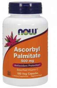 NOW FOODS Palmitynian Askorbylu 500 mg (100 kaps.)
