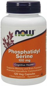 NOW FOODS Phosphatidyl Serine - Fosfatydyloseryna 100 mg (120 kaps.)