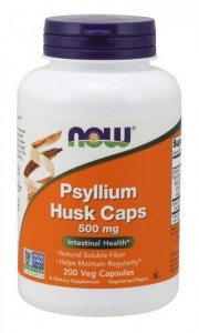 NOW FOODS Psyllium Husk Caps - Babka Płesznik 500 mg (200 kaps.)