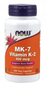 NOW FOODS Witamina K2 MK7 100 mcg (120 kaps.)