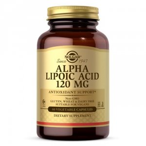 SOLGAR Alpha Lipoic Acid 120 mg - Kwas alfa liponowy 120 mg (60 kaps.)