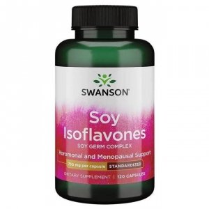 SWANSON Soy Isoflavones- Izoflawony sojowe (120 kaps.)