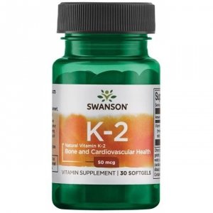SWANSON Witamina K2 naturalna 50 mcg (30 kaps.)