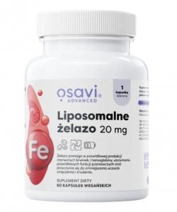 OSAVI Liposomalne Żelazo 20 mg (60 kaps.)