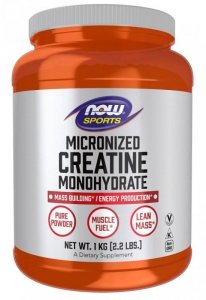 NOW FOODS Creatine Monohydrate, Micronized - Kreatyna Mikronizowany Monohydrat w proszku (1 kg)