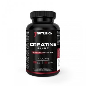 7NUTRITION Creatine Pure - Mikronizowany monohydrat kreatyny (180 kaps.)
