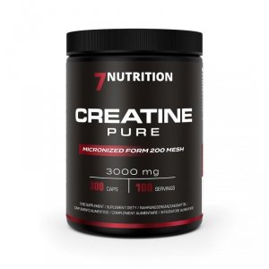 7NUTRITION Creatine Pure - Mikronizowany monohydrat kreatyny (300 kaps.)