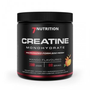 7NUTRITION Creatine Monohydrate Mango - Monohydrat Kreatyny - smak mango (300 g)