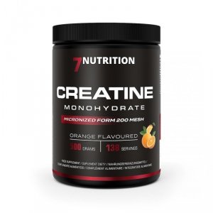 7NUTRITION Creatine Monohydrate Orange - Monohydrat Kreatyny - smak pomarańcza (500 g)