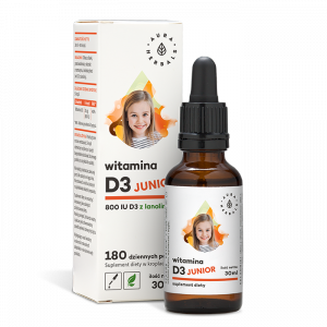 AURA HERBALS Witamina D3 Junior 800 IU - w kroplach (30 ml)