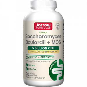 JARROW FORMULAS Vegan Saccharomyces Boulardii + MOS (180 kaps.)