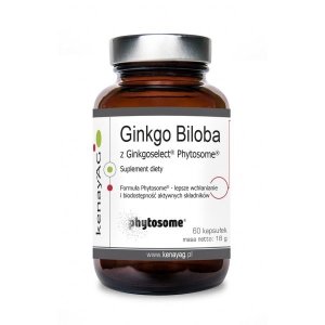 KENAY Ginkgo Biloba z Ginkgoselect Phytosome (60 kaps.)